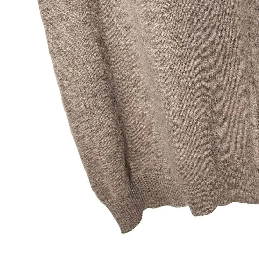 25 Janvier Paris Women's‎ 100% Cashmere Midi Sweater Dress Rope Detailing